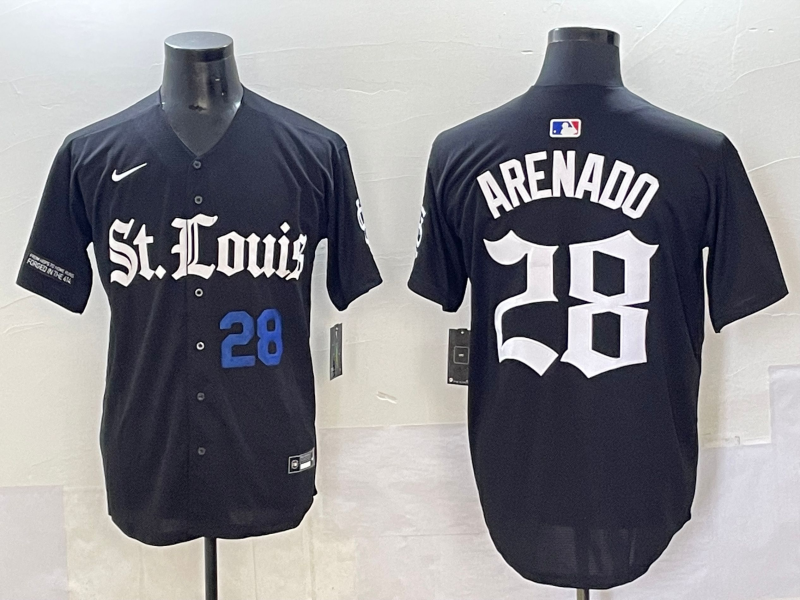 Men 2025 San Francisco Giants #28 Arenado Black Five generations Joint Name Nike MLB Jersey style 24->san francisco giants->MLB Jersey